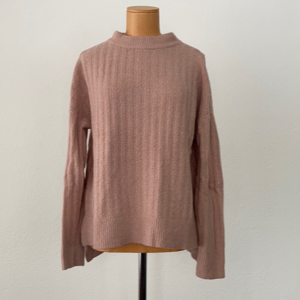 French Connection Dusty Rose Mockneck Sweater